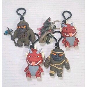 Godzilla x King Kong Keychain Lot Monogram Titanosaurus Jia’s Doll Die Cast